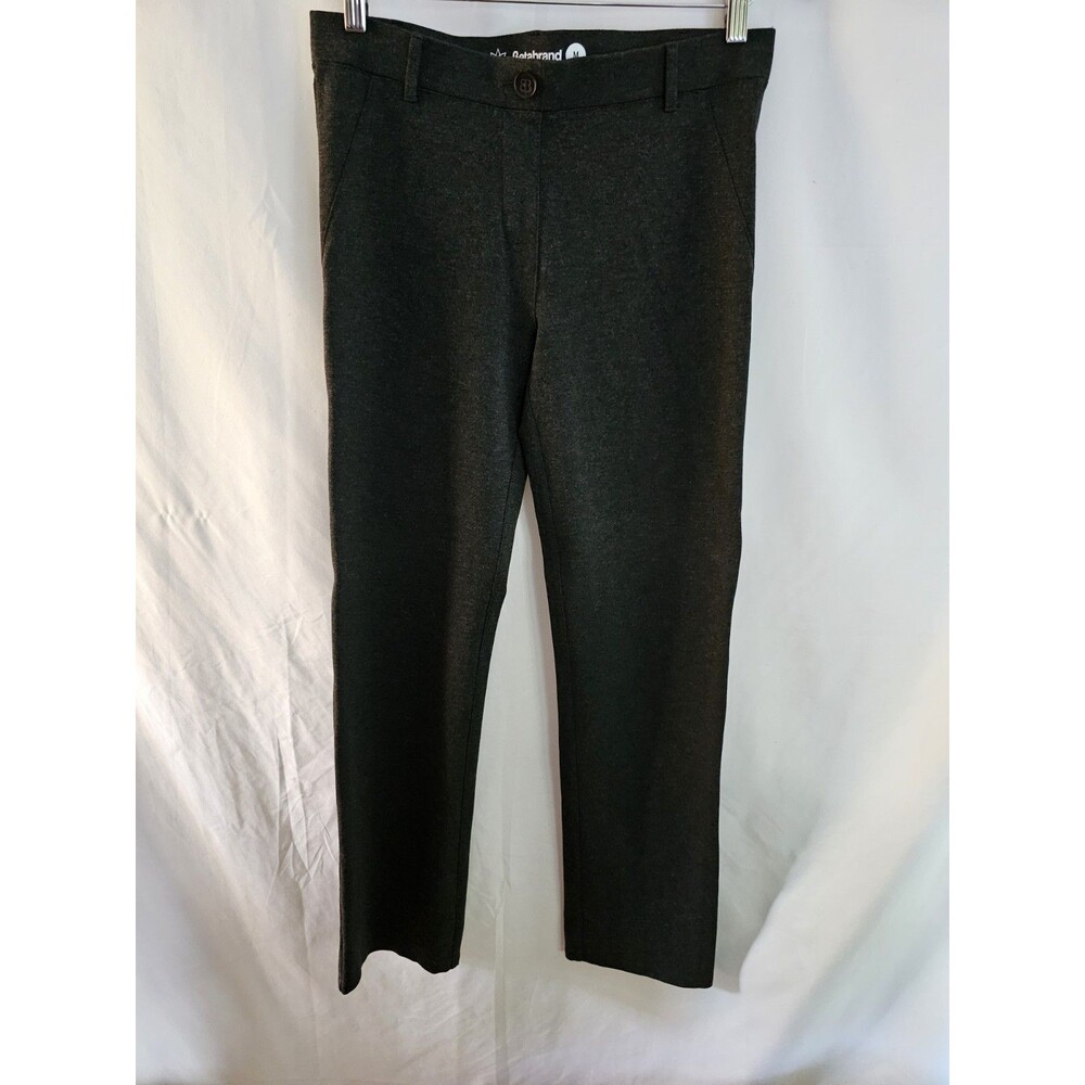 Betabrand Women’s Dress Pant Yoga Pants Gray M Stretch Work Career Comfort